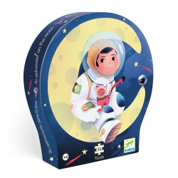 Siluetov puzzle: Astronaut na Mesiaci, 36 dielov